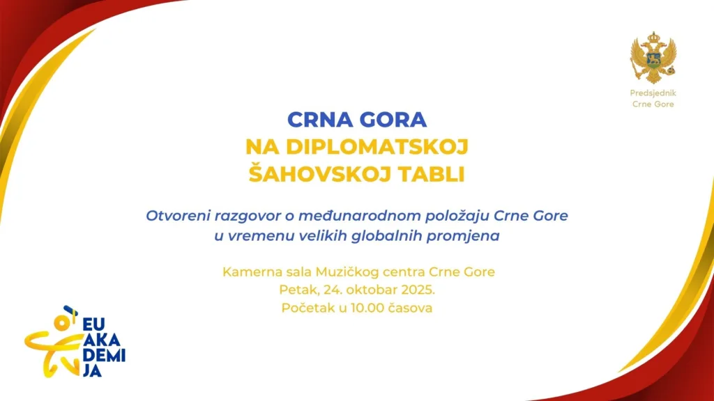 Prvi događaj u okviru EU Akademije: “Crna Gora na diplomatskoj šahovskoj tabli”