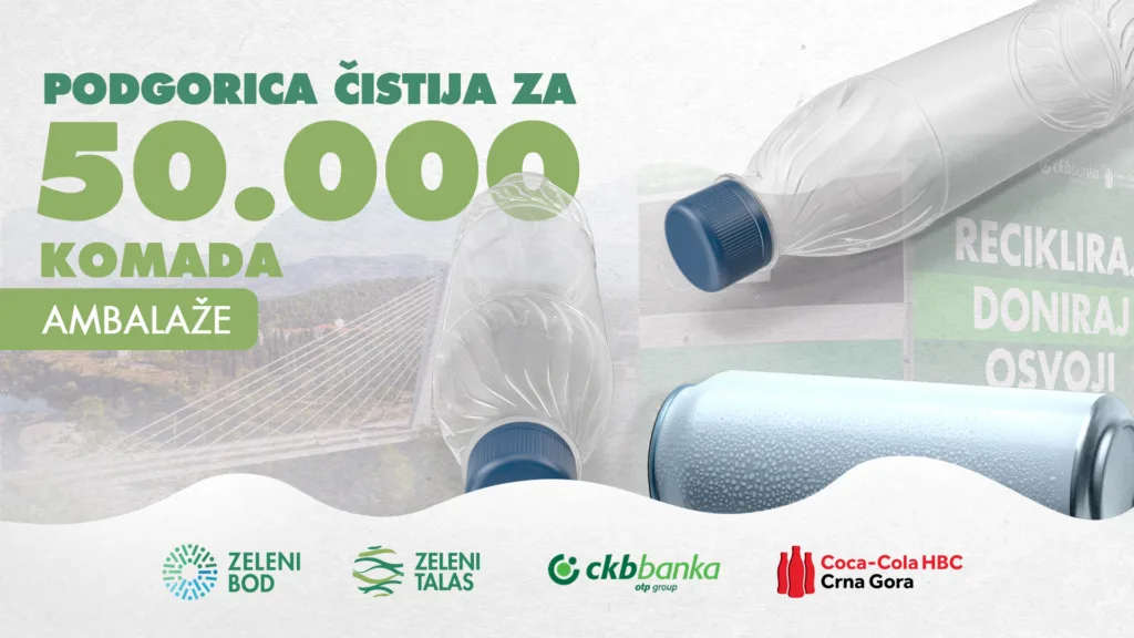 U Podgorici sakupljeno preko 50.000 komada ambalaže za 20 dana
