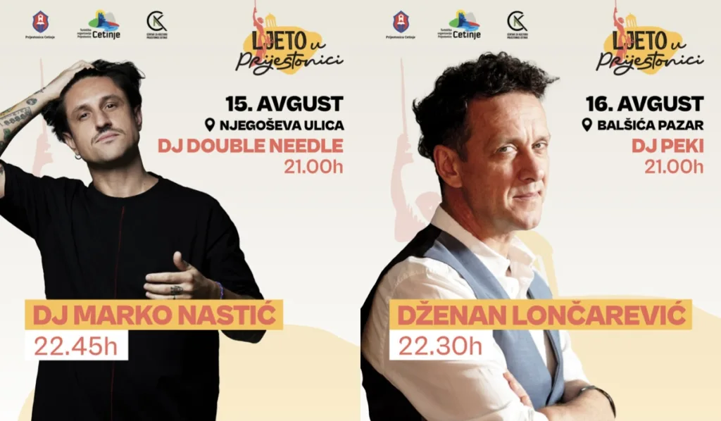 Dženan Lončarević i Marko Nastić sljedećeg vikenda na Cetinju