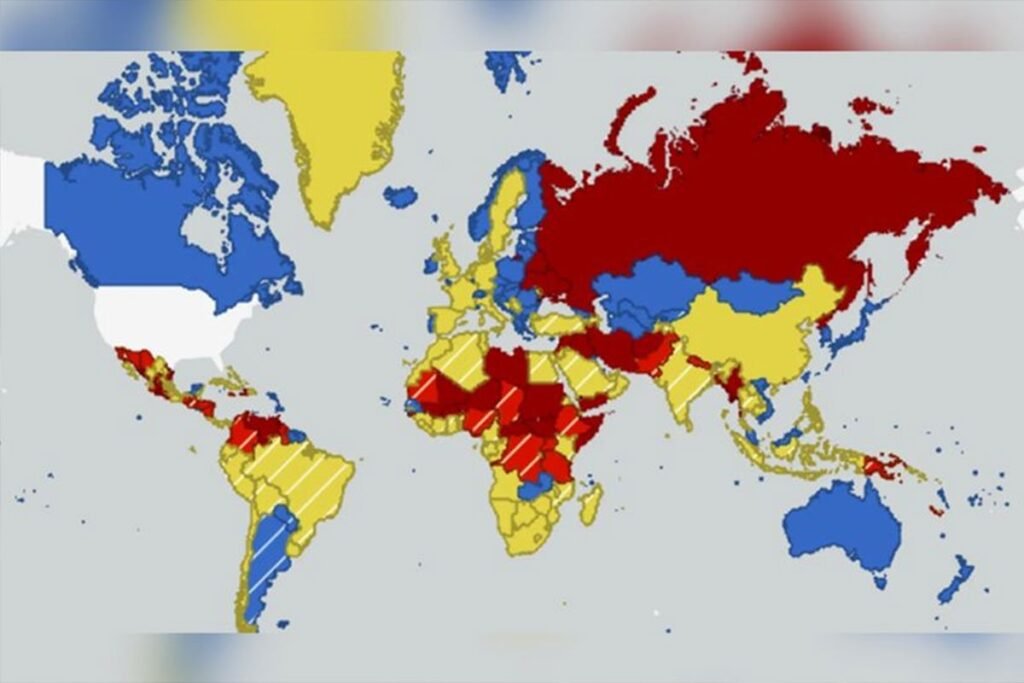 SAD objavile mapu rizičnih zemalja za 2026: Evo gdje su zemlje regiona