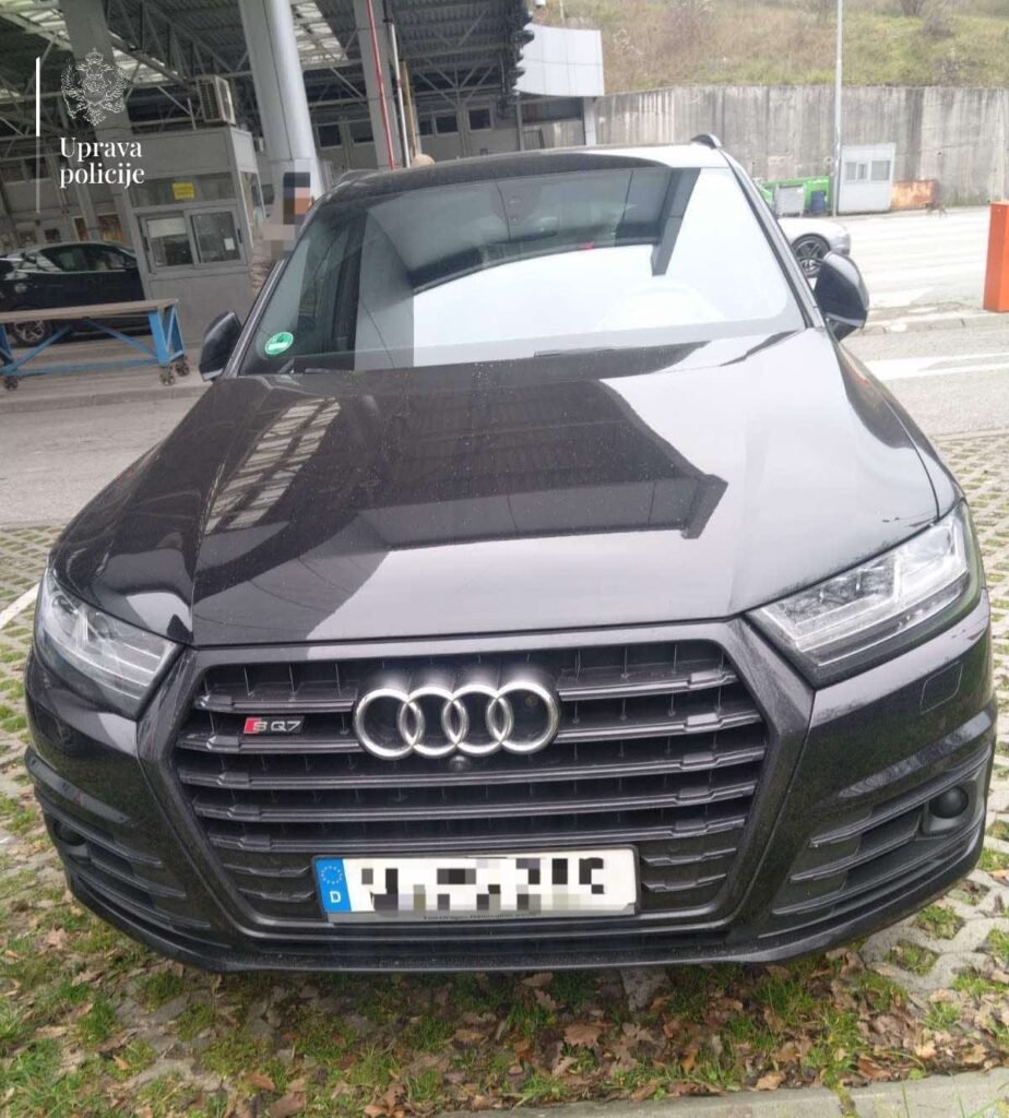 UP: Granična policija oduzela Audi SQ7 koji se potražuje u Njemačkoj