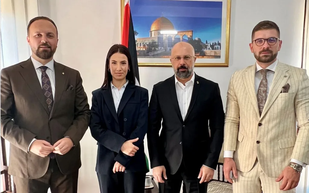 Predstavnici BDP sa ambasadorom Palestine u Crnoj Gori
