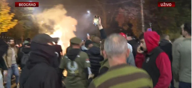 Incidenti kod Skupštine Srbije