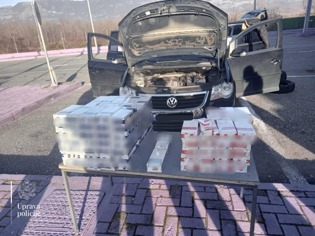 Granična policija spriječila krijumčarenje 1.330 paklica cigareta