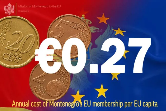 Marković: Članstvo Crne Gore koštaće građanina EU svega 27 centi godišnje