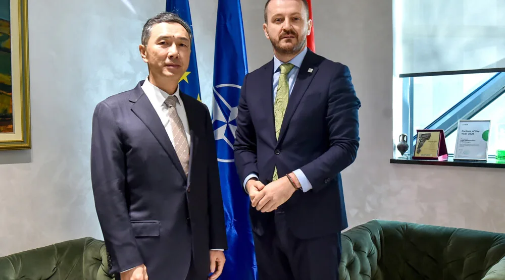 Nastavak prijateljskih odnosa Crne Gore i Kine