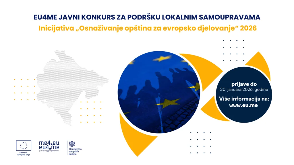 Otvoren javni poziv opštinama za unapređenje komunikacije o evropskim integracijama