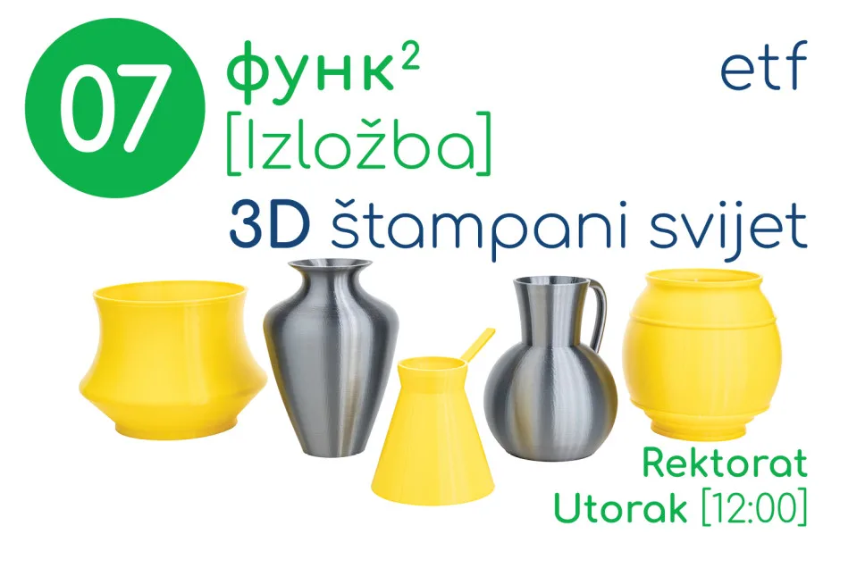 FUNK izložba: 3D štampani svijet