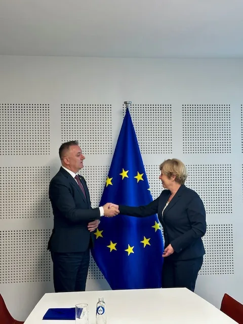 Gutić se sastao sa poslanicom Evropskog parlamenta Romanom Tomc u Briselu