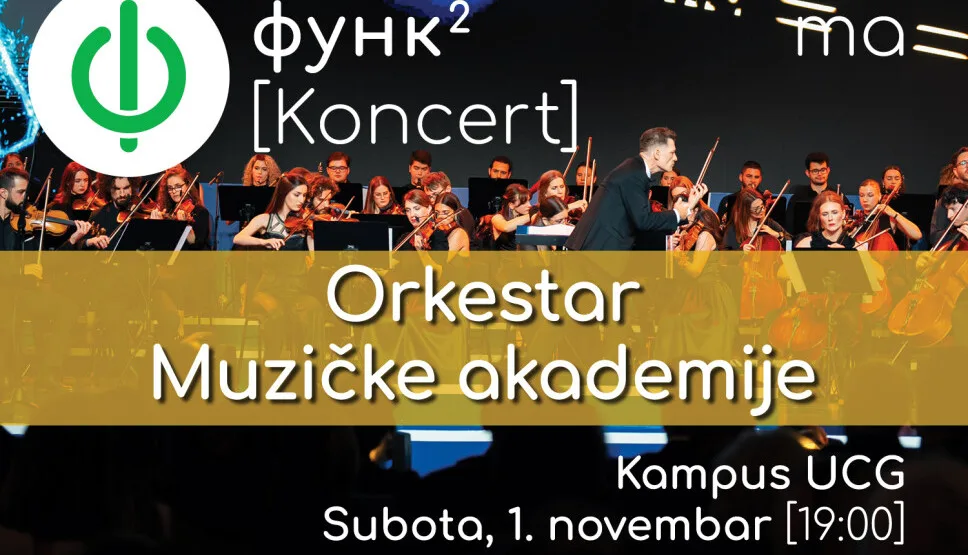 FUNK koncert 1. novembra: Kamerni orkestar Muzičke akademije