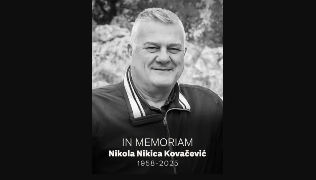 Bivši košarkaš Mornara: Preminuo Nikola Nikica Kovačević
