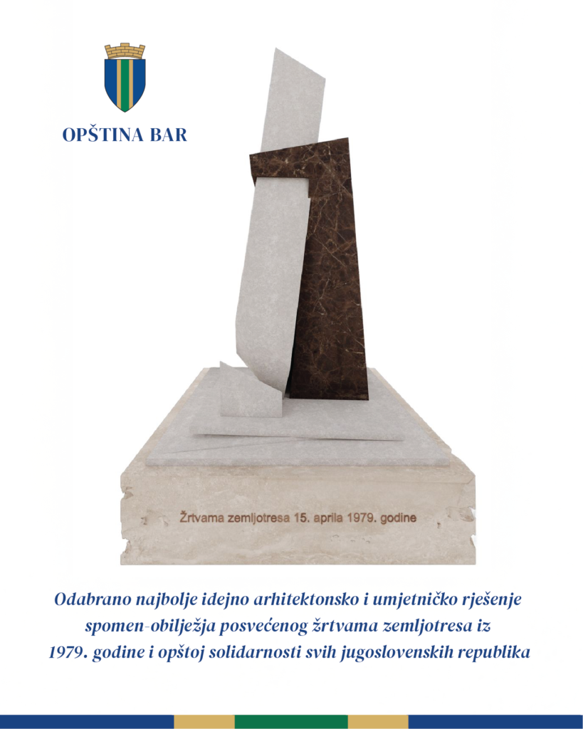 Odabrano najbolje idejno rješenje za spomenik žrtvama zemljotresa iz 1979.