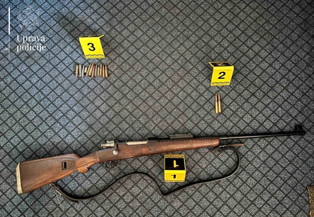 Mojkovac: Oduzeto oružje i municija u ilegalnom posjedu, podnijeta krivična prijava protiv jedne osobe