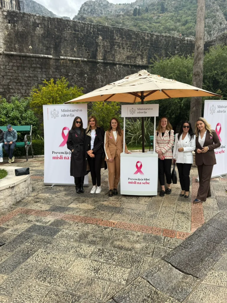 Ružičasti oktobar – mjesec posvećen prevenciji raka dojke obilježen u Kotoru