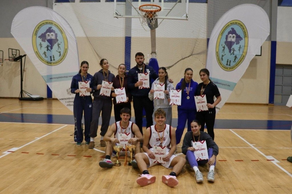 Titule za Podgoričanke i Golubovčane u basketu za srednje škole