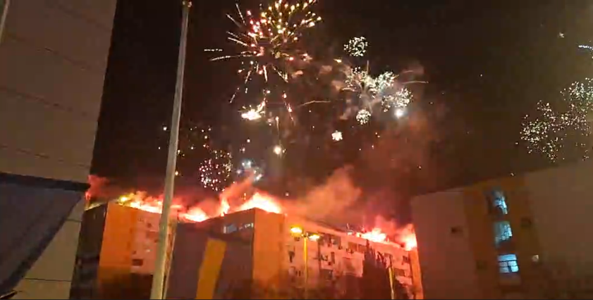 (VIDEO) Vatromet u čast Božića i rođenja Mitropolita Amfilohija