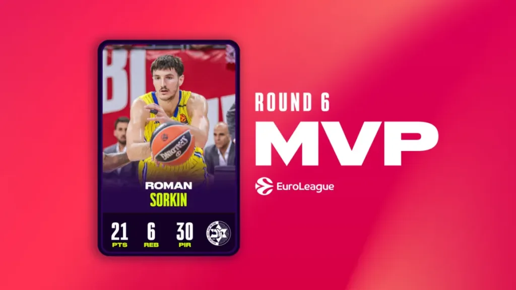 Srušio Real, pa zavrijedio prvo MVP priznanje u karijeri: Sorkin najkoirsniji igrač šestog kola Evrolige