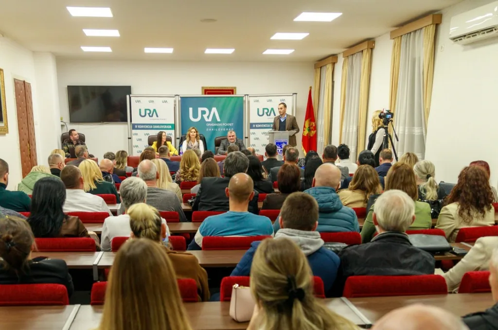 URA izabrala novi opštinski odbor u Danilovgradu, Aleksandar Šaranović predsjednik