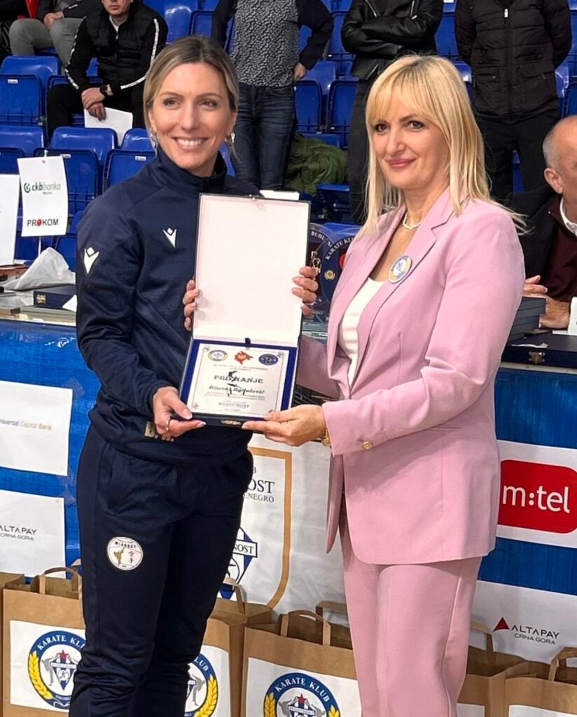Borovinić Bojović uručila priznanja na 46. međunarodnom karate turniru „Kup oslobođenja Podgorice