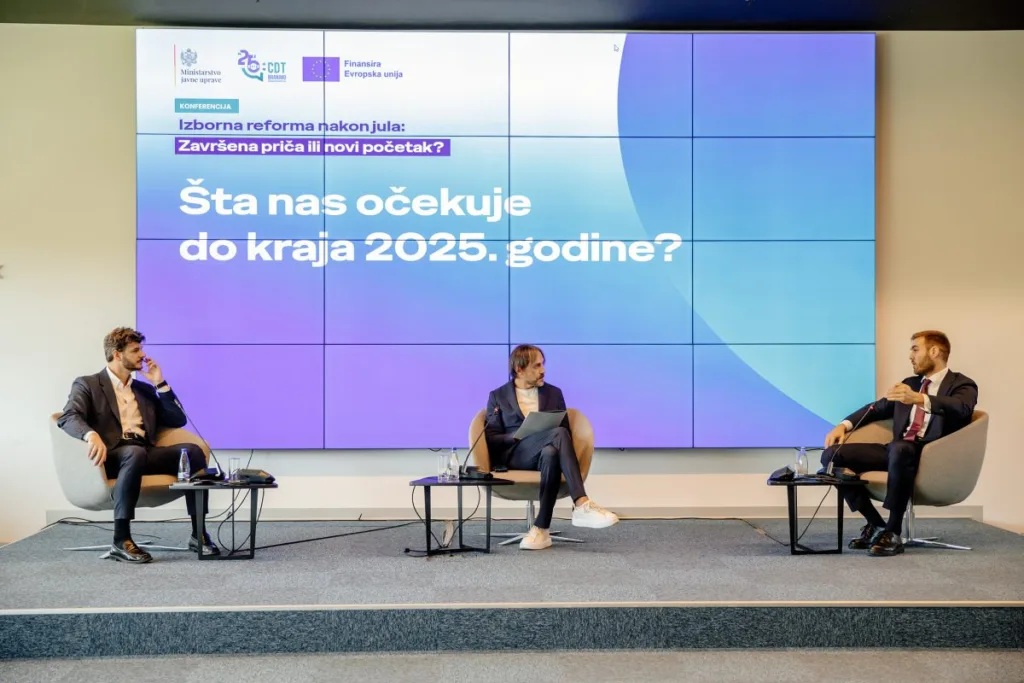 Čarapić: Poluvrijeme završeno, sada je momenat da se završi izborna reforma