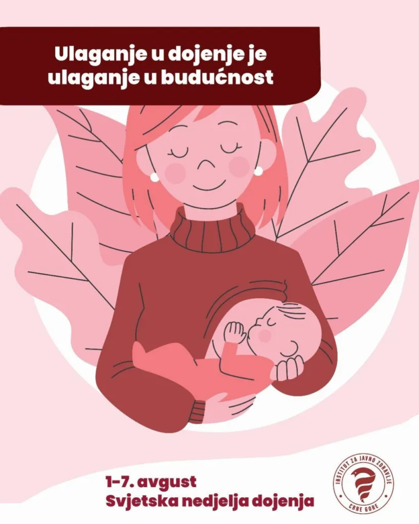 IJZ: U Crnoj Gori porastao broj beba koje su dojene u prvom satu po rođenju