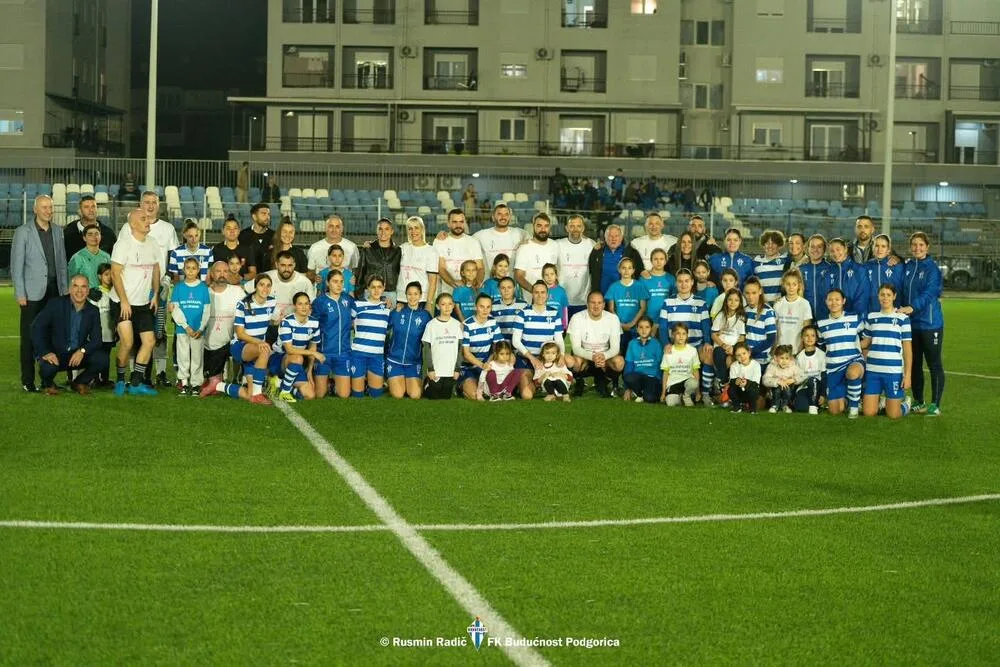 Fudbalerke Budućnosti i predstavnici Glavnog grada odigrali humanitarni meč