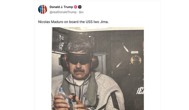 Tramp objavio fotografiju Madura u zarobljeništvu