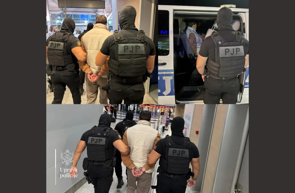 Iz Urugvaja u Crnu Goru izručen član kriminalne grupe iz Bara