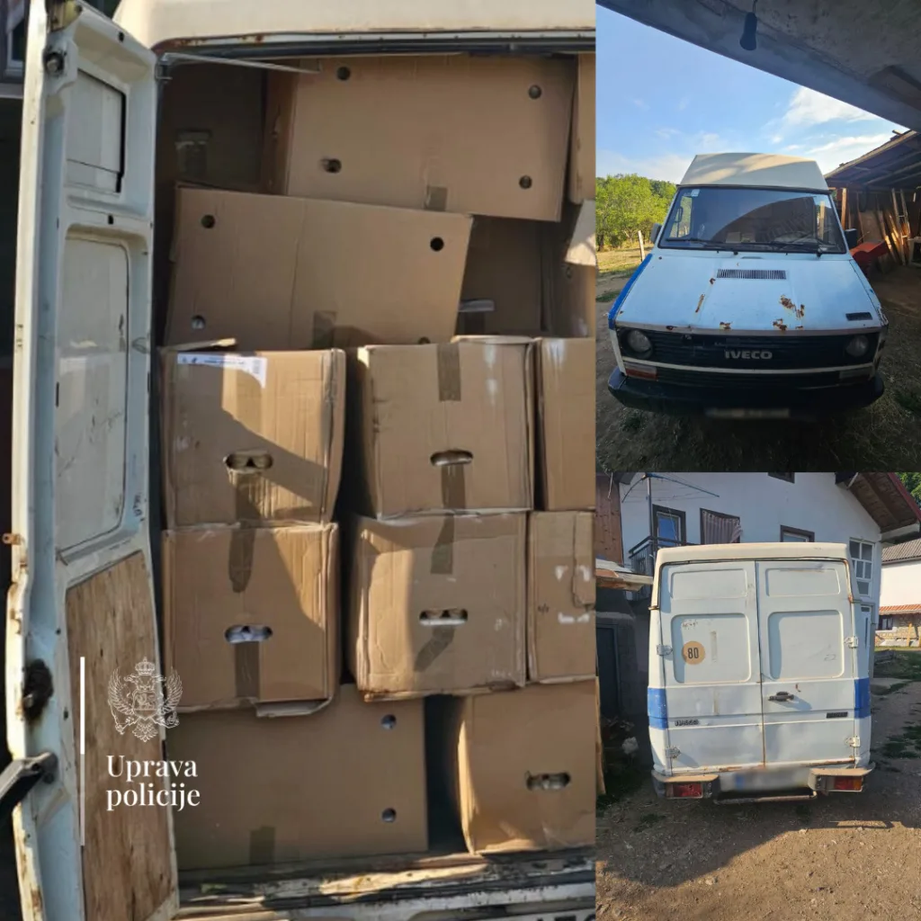 Granična policija u kombiju pronašla robu vrijednosti 6.000 eura bez adekvatne dokumentacije