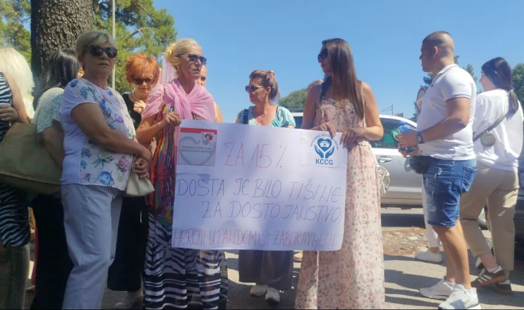 Protest sestara i tehničara 18. septembra