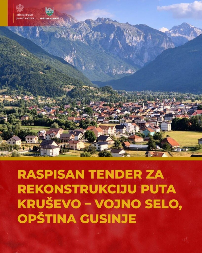 Raspisan tender za izvođenje radova na rekonstrukciji puta Kruševo – Vojno Selo