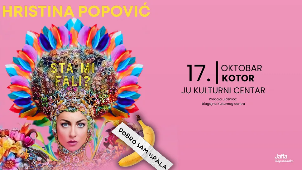 Monodrama “Šta mi fali, dobro sam ispala” 17. oktobra