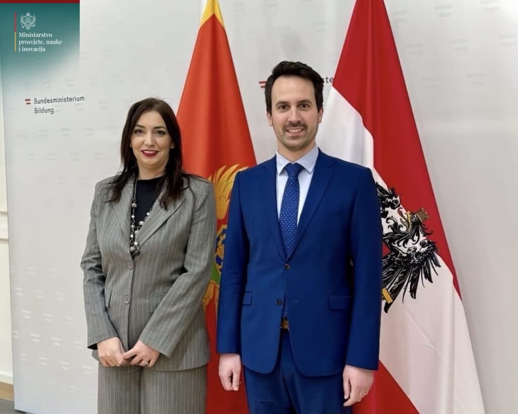 Jakšić-Stojanović u Beču: Jačanje saradnje Crne Gore i Austrije u obrazovanju i reformi sistema