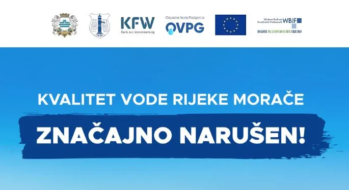 Kvalitet vode rijeke Morače u Podgorici značajno narušen