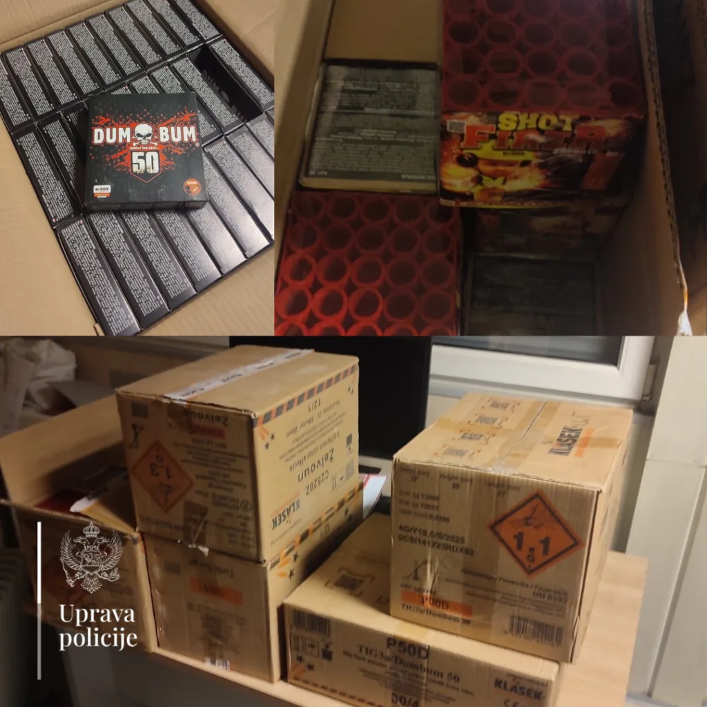 Na Dobrakovu oduzeta veća količina pirotehničkih sredstava