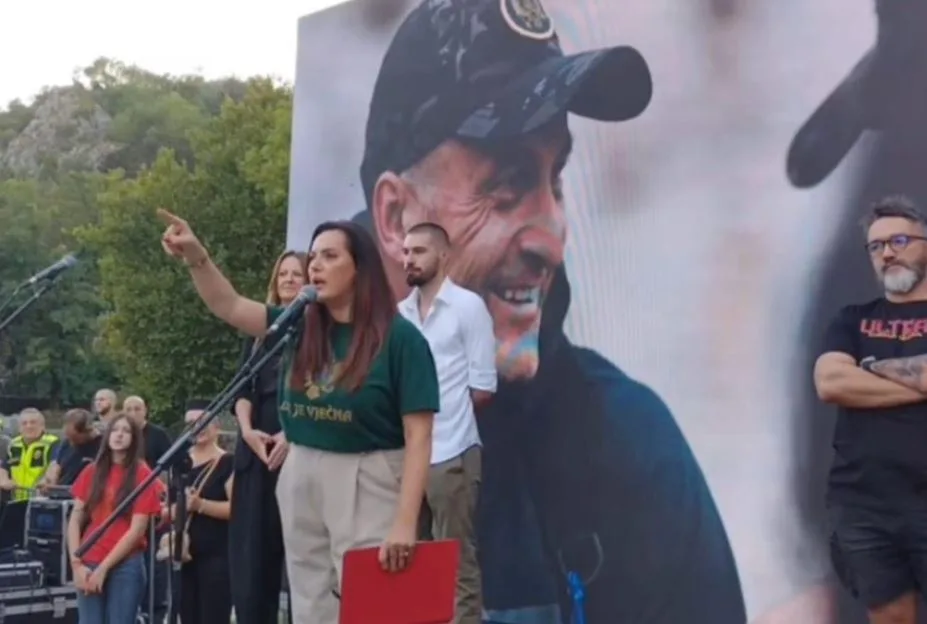 Tokom protesta na Cetinju dominirale slike Nena Kaluđerovića; Miličić: Glorifikacija optuženog za zločine