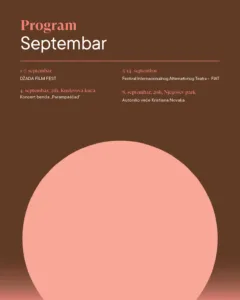 Podgoričko kulturno ljeto 2025: Septembarski program