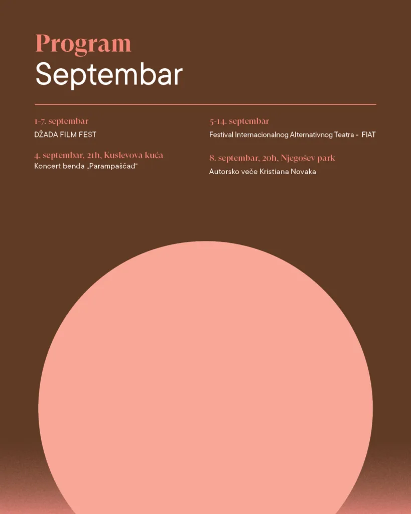Podgoričko kulturno ljeto 2025: Septembarski program