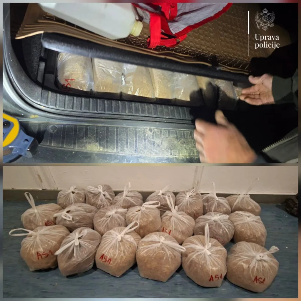 Granična policija kod Ulcinjanina pronašla sakriven rezani duvan, slijedi krivična prijava