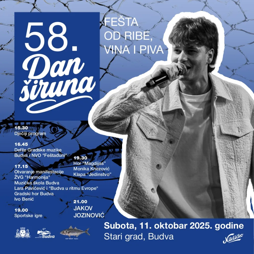 Dan širuna sjutra ispred zidina budvanskog Starog grada