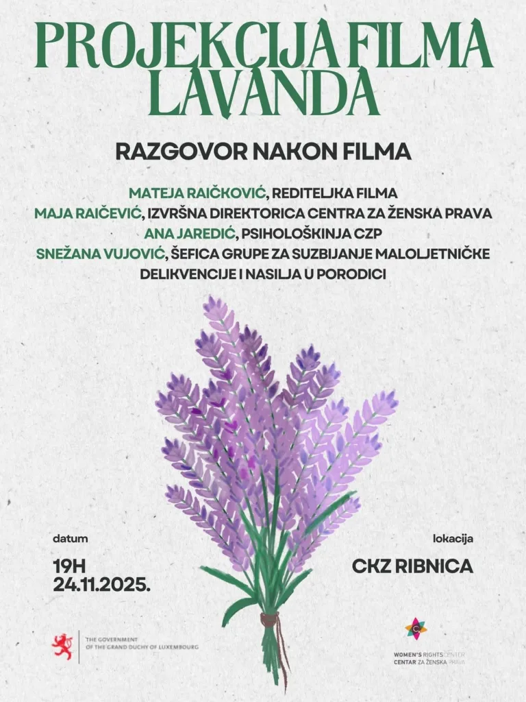 Podgorica: Projekcija dokumentarnog filma Lavanda