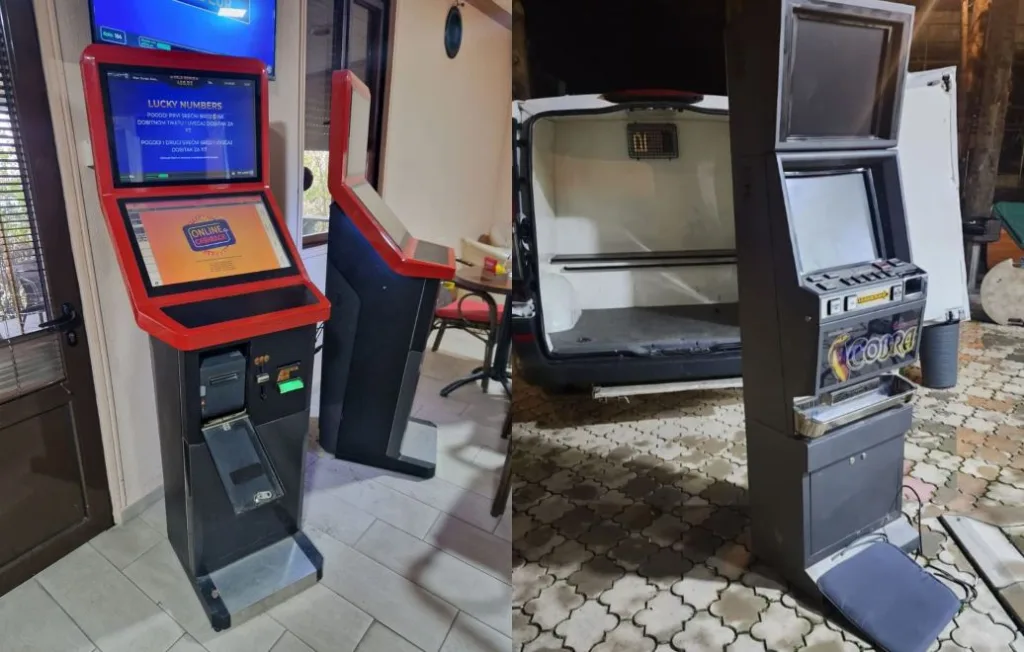 U Baru i Ulcinju oduzeto šest terminala za igre na sreću tokom kontrole ugostiteljskih objekata