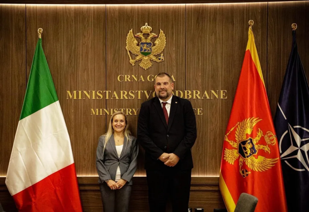 Marsela izrazila zadovoljstvo odbrambenom saradnjom Crne Gore i Italije