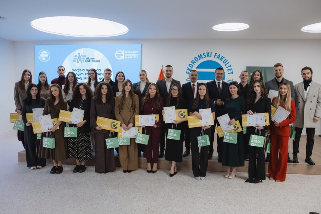 Uz podršku CKB-a nagrađeni najbolji studenti Ekonomskog fakulteta Univerziteta Crne Gore