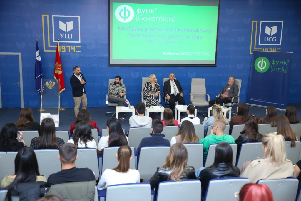 Na FUNK govornici poručili: Društvo bez kritičkog mišljenja postaje plodno tlo za govor mržnje, dezinformacije i urušavanje vrijednosti