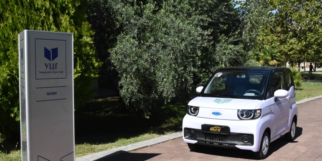 Kompanija Gold M donirala električno vozilo Univerzitetu Crne Gore
