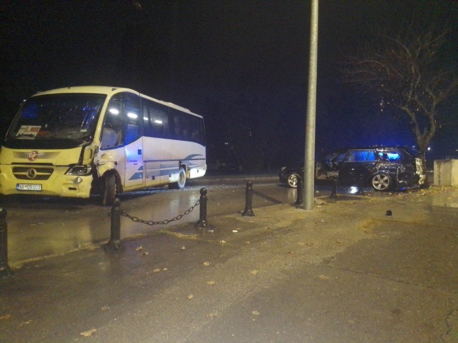 Podgorica: U udesu autobusa i auta povrijeđena ženska osoba