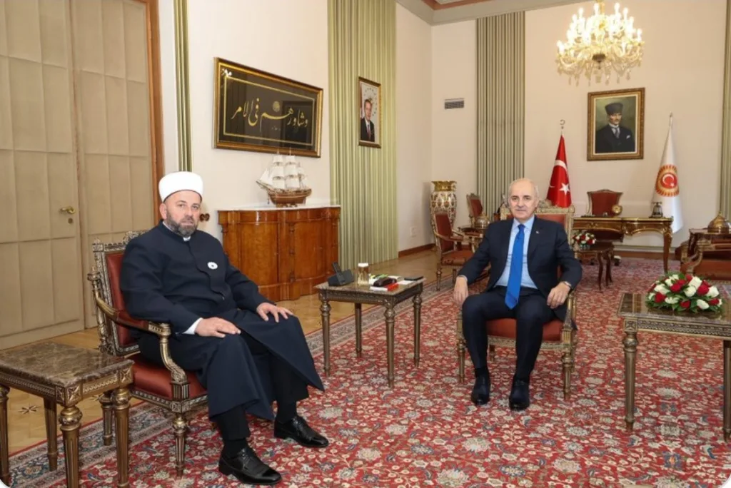 Reis Fejzić se sastao sa predsjednikom Velike narodne skupštine Republike Turske