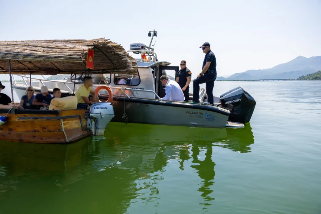 Radulović sa inspektorima na Skadarskom jezeru: Nema pošteđenih, kažnjeni su svi koji su kršili pravila plovidbe