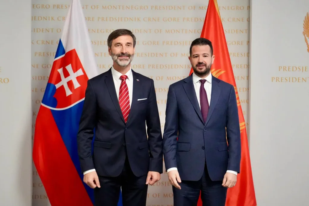 Milatović sa Blanarom: Slovačka snažan partner Crne Gore na putu ka EU